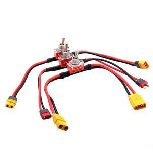 대전류 고부하 스위치 AMASS XT60 XT90 T 플러그 POWER LOGIC ON OFF 토글 2 4A