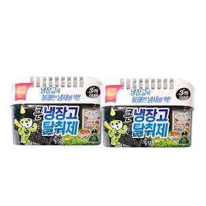 산도깨비 큰 냉장고 탈취제 숯성분 냉장고 냄새제거 420g x2개