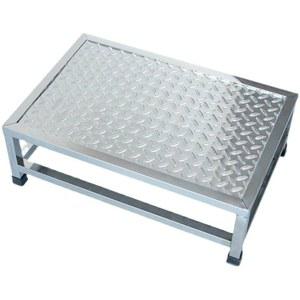 1단 스텐레스 발판 작업대 계단 안전 50x50 대형 높이10cm 디딤판 80x30