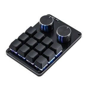 한손 키보드 매크로 디자이너 24G 왼손 그래픽 빨간색축 무광 화이트 USB BT USB