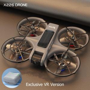 X226 VR  드론 8K 공중 HD 듀얼 카메라  장애물 회피 5G WIFI 브러시리스 모터 GPS 독점 UAV New