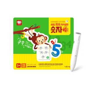 세이펜 4세대 화이트 + 사운드 쏙쏙 자석글자-숫자+추가 128GB 어댑터