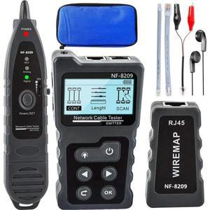 NF-8209 RJ45 테스터 케이블 트래커 POE 네트워크 와이어 체커 도구 스캔 Ut