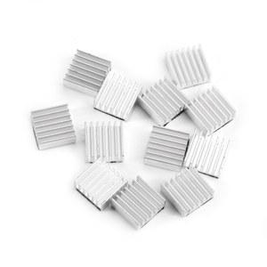 10PCS 14MM 알루미늄 냉각 방열판 RAM 쿨러 접착 14X14X6MM 키트 IC VGA VRM 미니 테이프 VRAM