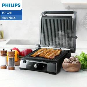 필립스 논스틱 코팅 양면 180도 멀티 전기그릴 HD6301/90