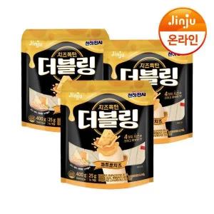[진주햄]천하장사 더블링 콰트로치즈 400g X 3개