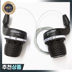 Microshift 24S 트위스트 그립 기어 시프터 여행 3X6/7/8 속도 자전거 Shimano와 호환되는 변속기