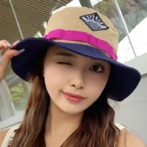 남녀공용 컬러풀 포켓 배색 등산 버킷햇 썬캡 등산캡 차양모자 방수모자 레드페이스모자 코오롱등산모자