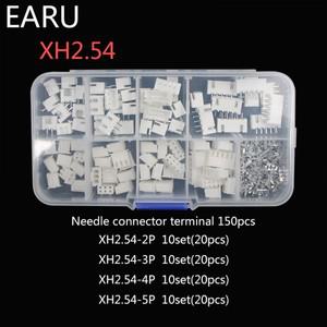 230pcs XH2.54 PH2.0 2p 3p 4p 5 핀 2.54mm 2.0mm 피치 터미널 키트 하우징 핀 헤더 JST 커넥터 와이어 커