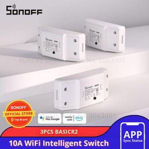 SONOFF 소노프 스마트 원격 베이직 범용 호환 alexa와 무선 10A 전원 IOT 개입 스위치 3 Wifi 조명 DIY