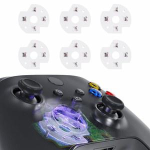 Xbox One 컨트롤러용 익스트림레이트 교체 Dpad 전도성 플림 - Xbox Series S/X용 6팩 수리 키트 방향 버튼 스위치 패드, Xbox One S/X/Elite, 엘리트 시리즈 2 코어 컨트롤러용