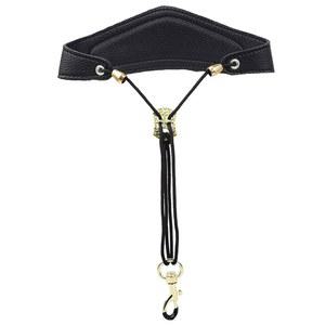 알토 색소폰 및 소프라노 색소폰용 COOLHOOD 넥 스트랩 - 금속 회전식 후크가 있는 가죽 패딩