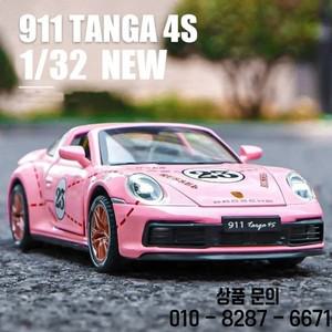 1:32 포르쉐 911 타르가 4S 컨버터블 스포츠 합금 자동차 모형 다이캐스트 사운드 슈퍼 레이싱 리프팅 테일