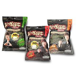 말린 바삭한 김 스낵 칩 마시타 오리지널, 매콤하고 바비큐 맛 30g X 3팩