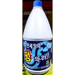 펑뚜러 파워 2L X6/하수구/클리너/냄새/세면대/청소/막힘/씽크대/배수구/싱크대/크리너/뚫어/뻥액체/화장실