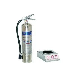 청정소화기 3kg 스텐받침대 포함 소화기 화재용품