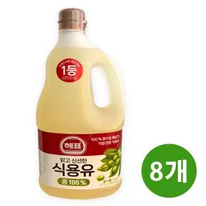 사조해표 해표 식용유 콩기름 1.5L X 8개