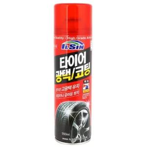 타이어관리 타이어 광택 코팅 스프레이 550ml 2개 휠광택 타이어코팅제 타이어왁스