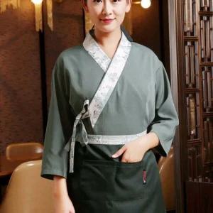 한식레스토랑 한복 유니폼 식당 전통 개량 음식점 서빙복 웨이터 고급스러운