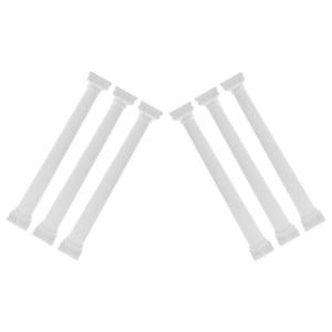 6 Pcs 로마 기둥 동상 미니 사진 소품 책상 장식 인형 미니어처 모래 테이블 홈 화이트