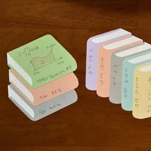 점착식 책모양 인덱스 메모지 5P 멀티 스티키 노트 인덱스메모지 붙이는메모지