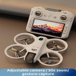 2025 GT3 MAX 미니 접이식 드론 LED GPS 8K HD 듀얼 카메라 브러시리스 모터 장애물 회피 RC 쿼드콥터 장난