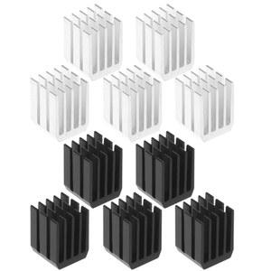5PCS 컴퓨터 쿨러 냉각 방열판 9X9X12MM 알루미늄 패드 라디에이터 전자 방열