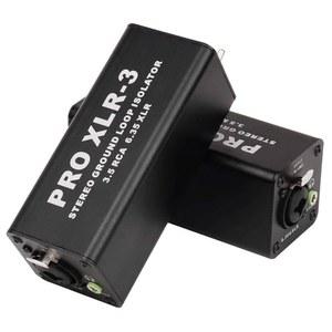 PRO XLR 3 프로페셔널 스테레오 그라운드 루프 아이솔레이터 3.5 RCA 6.35 오디오 노이즈 필터 PC용 억제기 내구성
