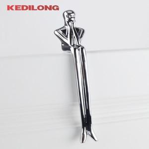 KEDLO  남자  황동 손잡이 북유럽 현대  옷장 크롬 주방 서랍 수납장 서랍 골드