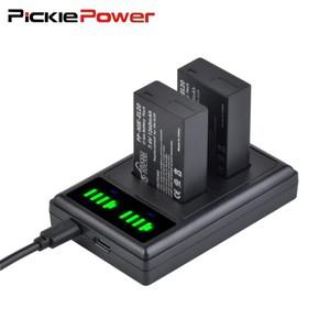 니콘 쿨픽스 P1100 P950 A 1 AW1 J1 J2용 피클 파워 EN-EL20 배터리 충전기