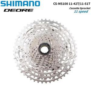Shimano Deore CS-M5100 카세트 스프로킷 11 속도 프리휠 산악 자전거 MTB 11-51T 11-42T 라이딩 부품 원본