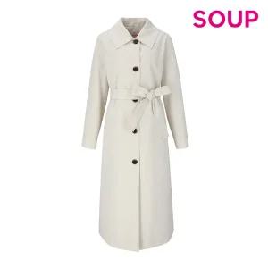 스탠 칼라 롱 트렌치 코트(SZ4BB81)