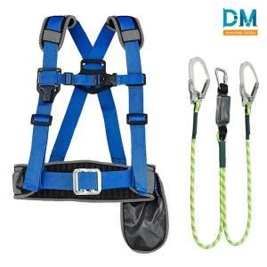 [바이플렉스]동명 상체식 안전벨트 DMS-102-BY 더블죔줄 추락방지벨트 산업용 하네스