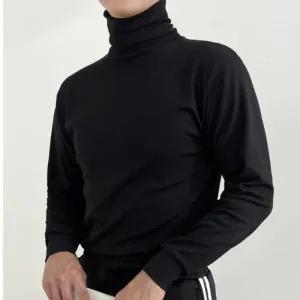 [라일리] Rly 남성 목폴라티 남자 면목티 기본 터틀넥 티셔츠