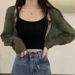 [하프클럽/셀러허브_여성트랜드패션]ONM 나들이 룩 볼레로 썸머 주말 가디건