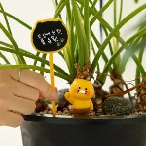카카오 춘식이 화분 피규어 세트 1P 식물 팻말 이름표