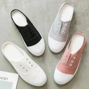 단화 여성 심플뮬 스니커즈 패션 운동화 캐주얼 신발 여성단화 어글리슈즈 미들부츠