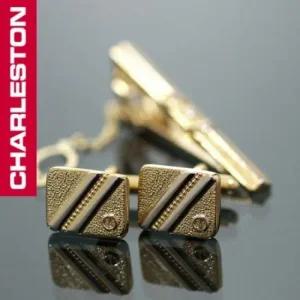 찰스턴 선물용 타이핀 커프스 링크 Cufflinks 세트 Wallets 에티켓 취업선물 입사선물 찰스턴
