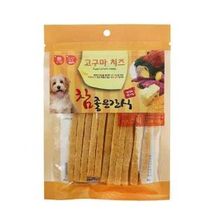 [셀러에이드]간식 치즈 좋은 스틱120g 고구마 참 강아지