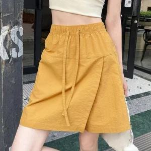 데일리 캐주얼 여성 여름 치마바지 반바지 5컬러 (45HSW)