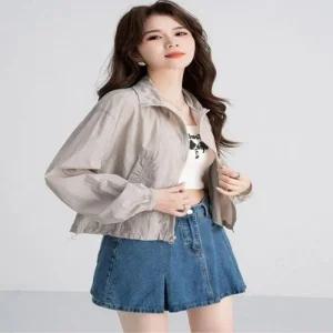 봄 초경량 가을 데일리 세미크롭 점퍼 2컬러 (46mEB)