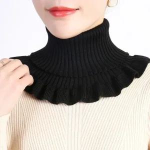 패션소품 넥워머 페이크 니트 목폴라 넥워머 데일리 기본 (WFJX342)
