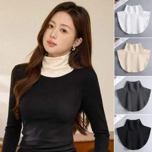 패션소품 넥워머 보온 무지 페이크 목폴라 데일리 기본