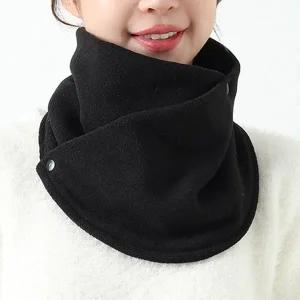 패션소품 넥워머 겨울 방한 기모 똑딱이 넥워머 데일리 기본 (WFJX343)