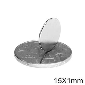 15x1 강한 자석 15mmx1mm 가정용 냉장고 사무실용 소형 원형 DIY