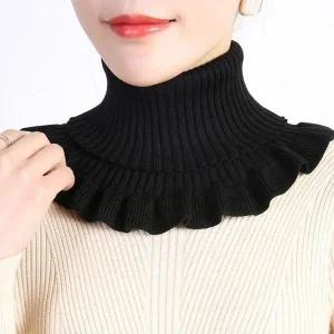 패션소품 넥워머 페이크 니트 목폴라 넥워머 데일리 기본 (WFJX342)