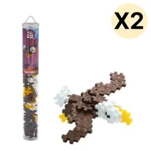 맥포머스 십자블록 튜브형 흰머리 독수리 100p X 2p
