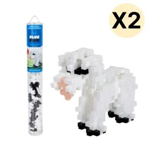 맥포머스 십자블록 퍼즐교구 튜브형 양세트100p X 2p