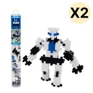 맥포머스 십자블록 퍼즐 교구 튜브형 로봇 100p X 2p