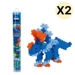 맥포머스 십자 블록 튜브형 트리케라톱스 100p X 2p
